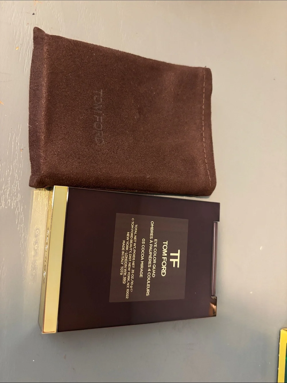 Tom Ford Chocolate Brown & Gold Eyeshadow Compact